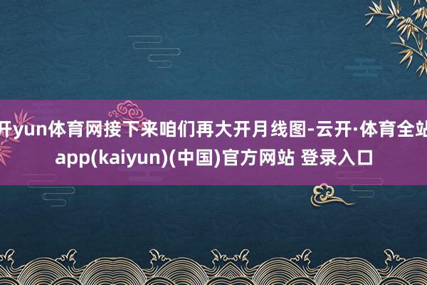 开yun体育网接下来咱们再大开月线图-云开·体育全站app(kaiyun)(中国)官方网站 登录入口